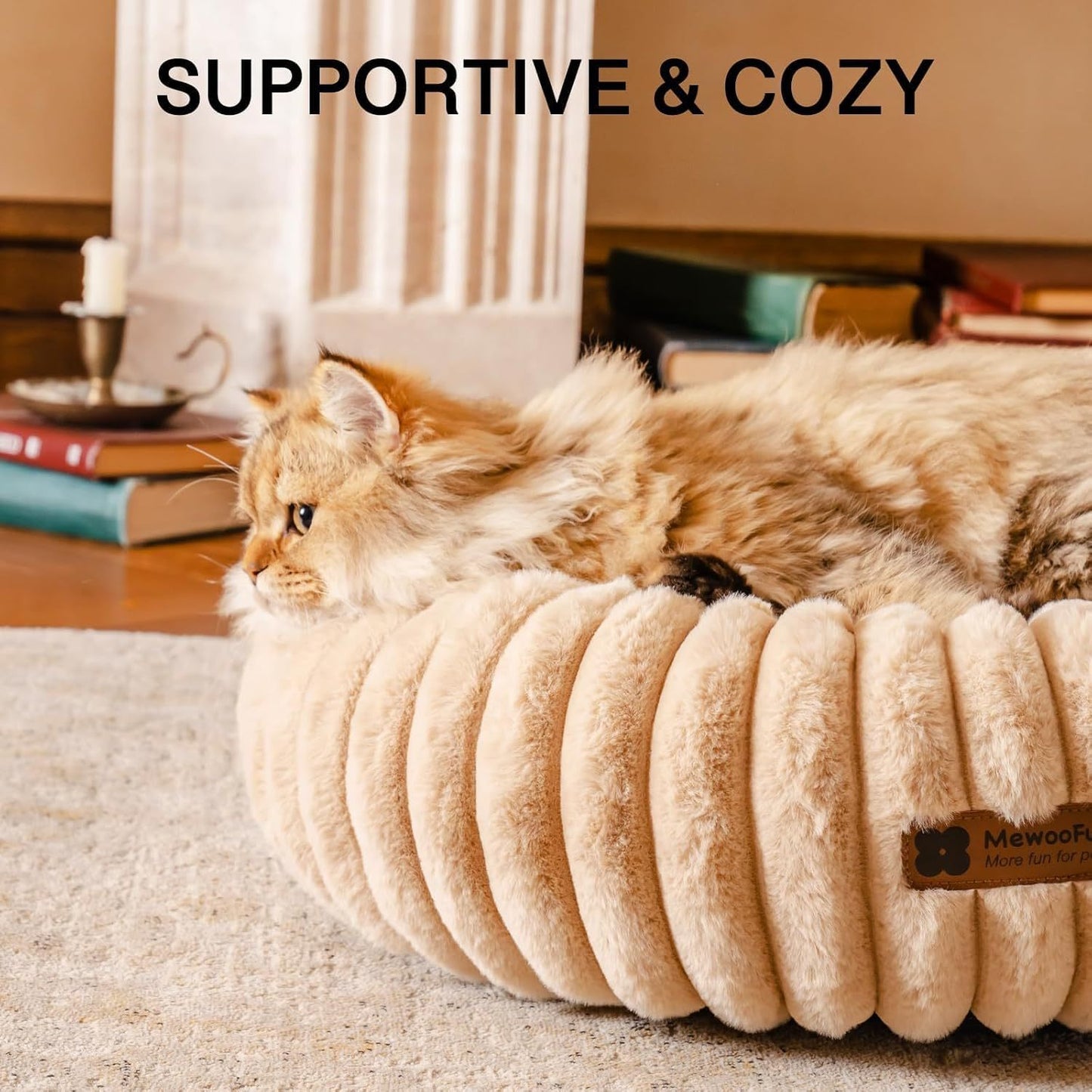 Washable Round Pet Bed