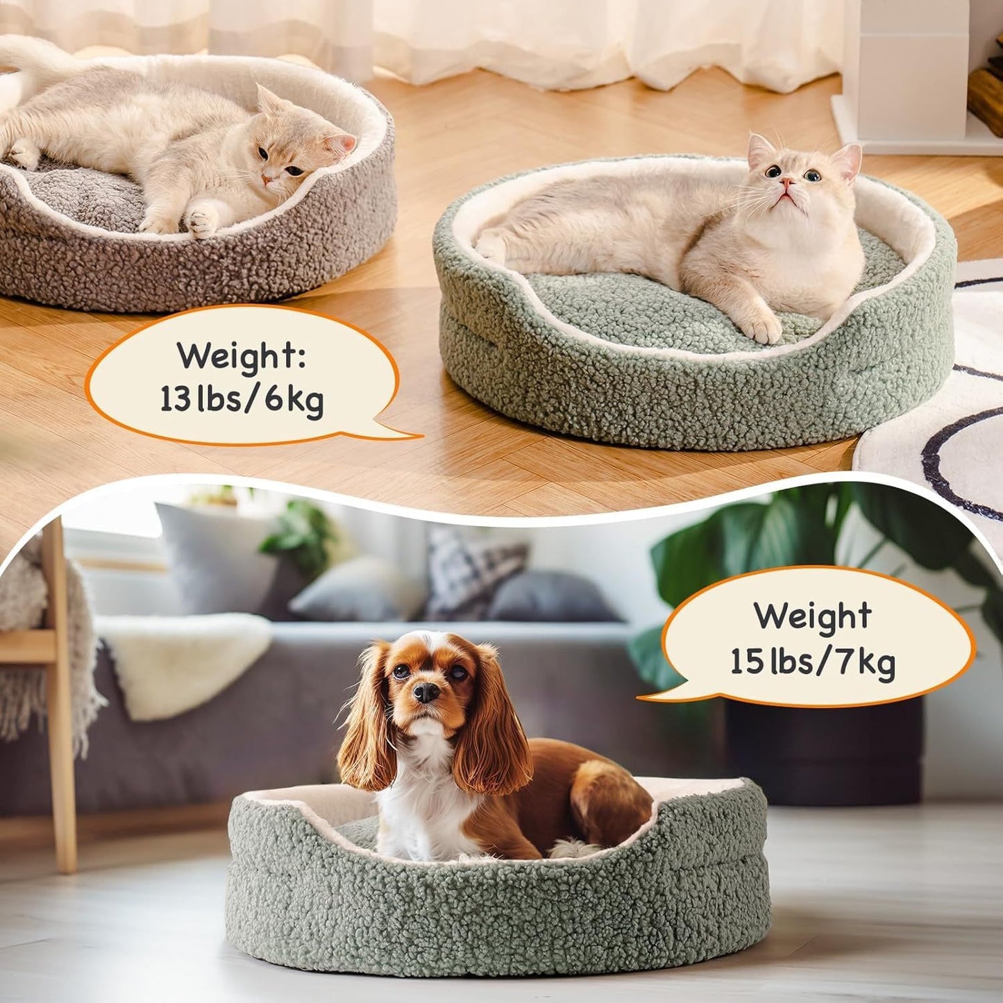 Pet Bed For Cats & Small Dogs