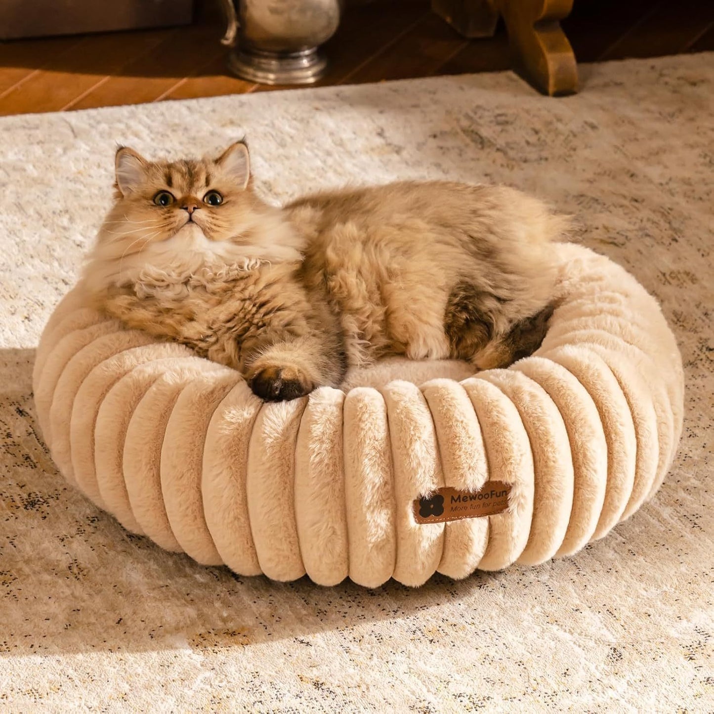 Washable Round Pet Bed